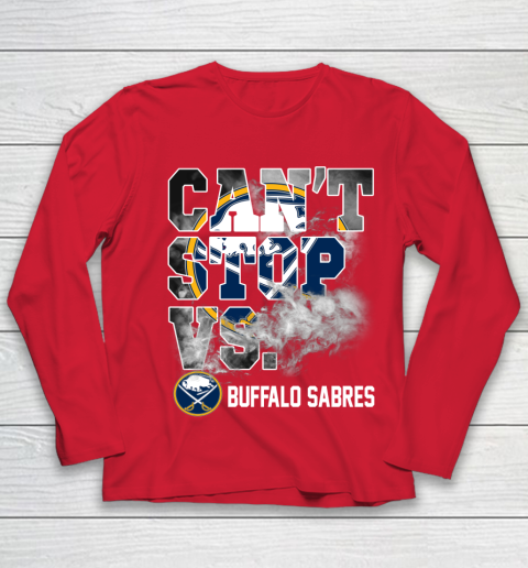 NHL Buffalo Sabres Hockey Can't Stop Vs Youth Long Sleeve 8