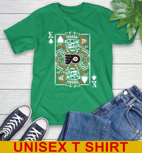 Philadelphia Flyers NHL Hockey The King Of Spades Death Cards Shirt T-Shirt 7