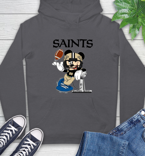 NFL New Orleans Saints Mickey Mouse Disney Super Bowl Football T Shirt Hoodie 7