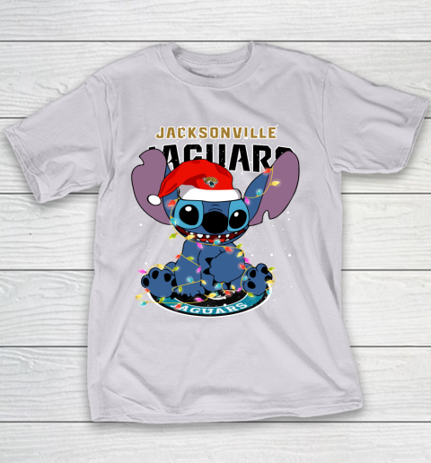 Jacksonville Jaguars NFL Football noel stitch Christmas Youth T-Shirt 2