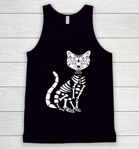 Halloween Shirt For Women and Men Halloween Shirt For Cat Skull Tank Top
