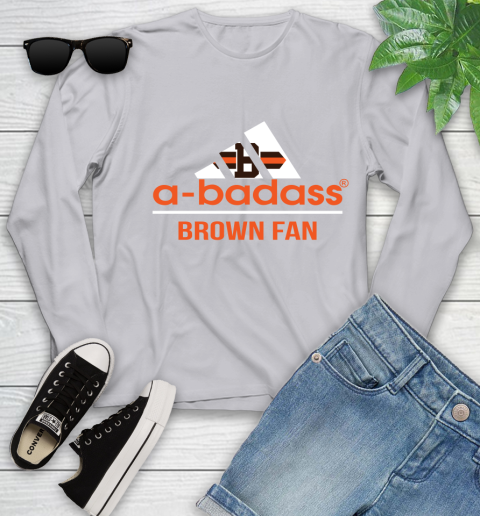 NFL A Badass Cleveland Browns Fan Adidas Football Sports Youth Long Sleeve 5