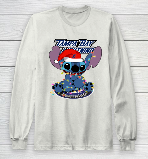 Tampa Bay Lightning NHL Hockey noel stitch Christmas Long Sleeve T-Shirt 9