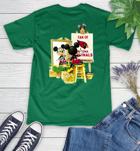 NFL Football Arizona Cardinals Mickey Drawing Shirt 75
