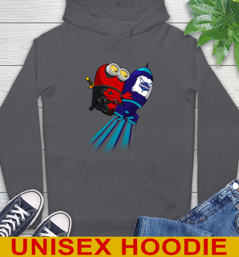 NBA Basketball Charlotte Hornets Deadpool Minion Marvel Shirt Hoodie 7