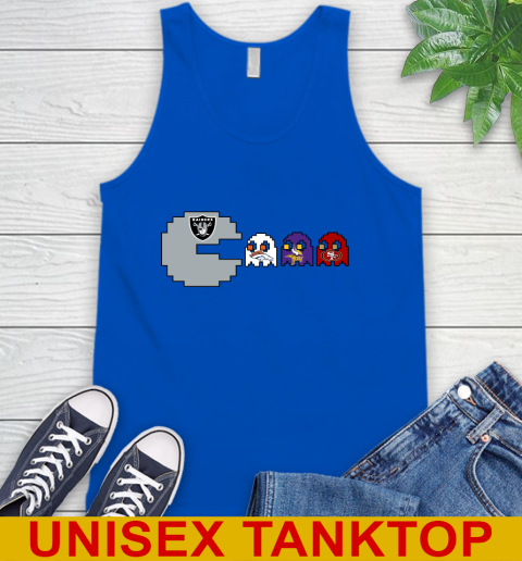 Oakland Raiders NFL Football Pac Man Champion Tank Top 5