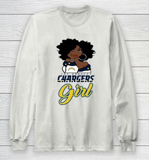 Los Angeles Chargers Girl NFL Long Sleeve T-Shirt 12