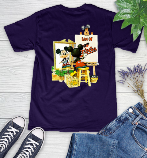 MLB Baseball Baltimore Orioles Mickey Drawing Shirt 74