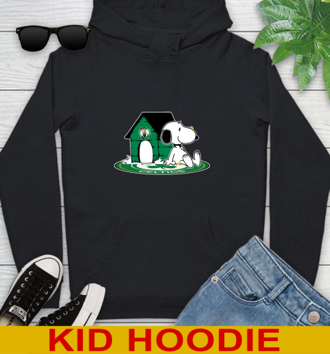 NBA Basketball Boston Celtics Snoopy The Peanuts Movie Shirt Youth Hoodie 2