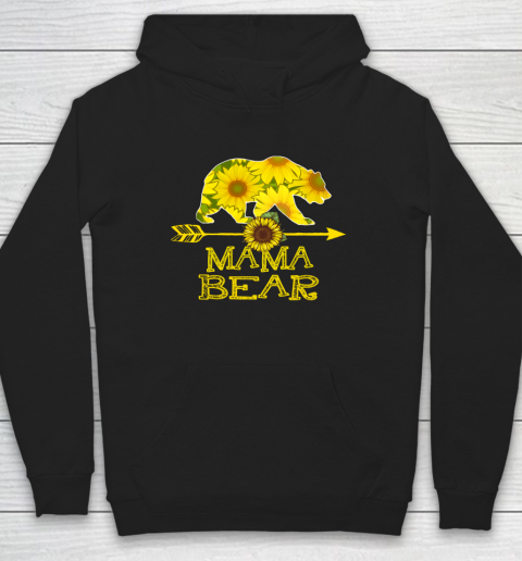 Mama Bear Sunflower T Shirt Funny Mother Father Gift Hoodie