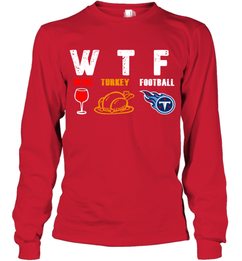 Tennessee Titans Turkey Thanksgiving Day Long Sleeve T-Shirt