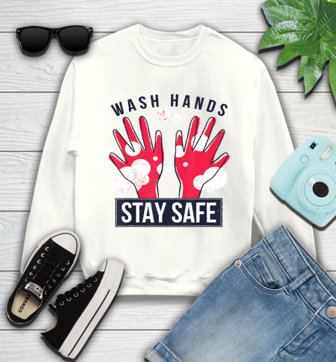 Nurse Shirt Wash your Hands and Stay Safe Virus Flu Funny Don't Panic T Shirt Sweatshirt