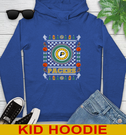 Indiana Pacers Merry Christmas NBA Basketball Loyal Fan Youth Hoodie 10