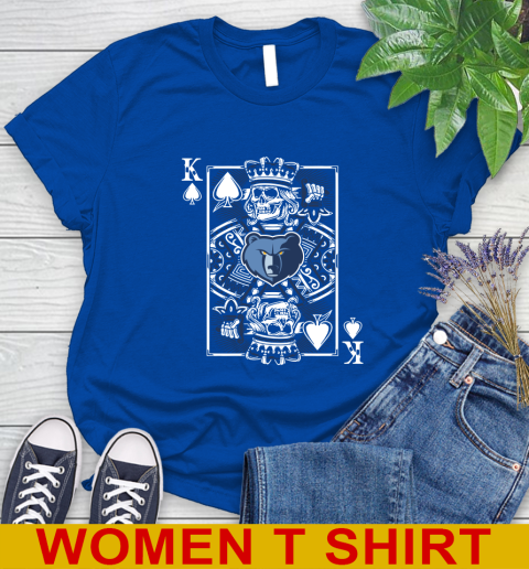 Memphis Grizzlies NBA Basketball The King Of Spades Death Cards Shirt Women's T-Shirt 10