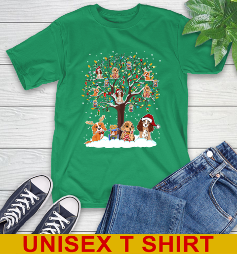 Coker spaniel dog pet lover christmas tree shirt 148