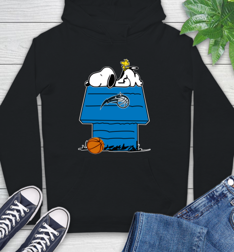 Orlando Magic NBA Basketball Snoopy Woodstock The Peanuts Movie Hoodie 2