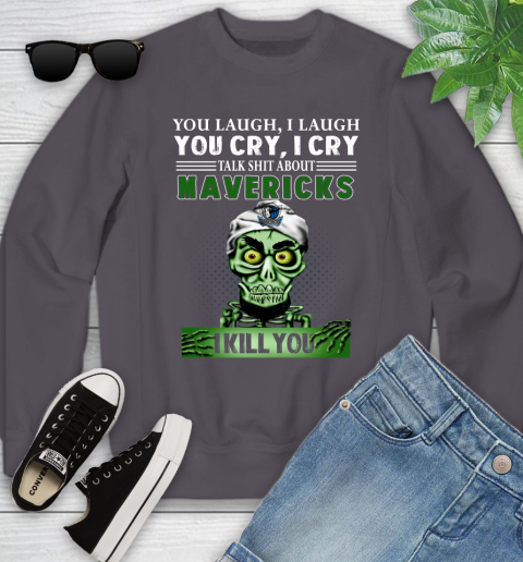 NBA Talk Shit About Dallas Mavericks I Kill You Achmed The Dead Terrorist Jeffrey Dunham Basketball Youth Sweatshirt 5