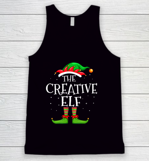 The Creative Elf Family Matching Christmas Group Gift Pajama Tank Top