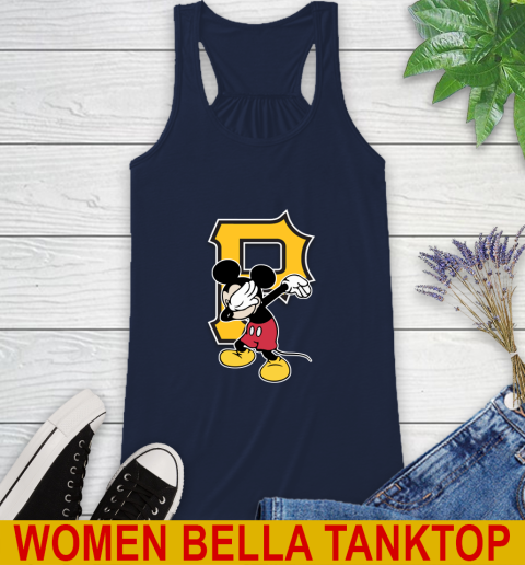Pittsburgh Pirates MLB Baseball Dabbing Mickey Disney Sports Racerback Tank 11