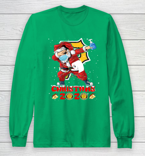 Pittsburgh Pirates Funny Santa Claus Dabbing Christmas 2020 MLB Long Sleeve T-Shirt 4