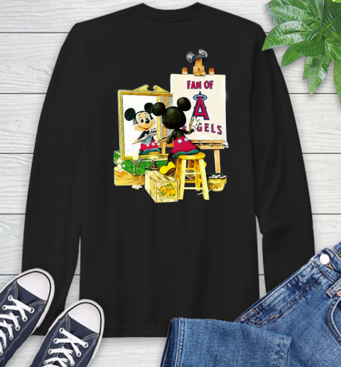 MLB Baseball Los Angeles Angels Mickey Drawing Shirt 54