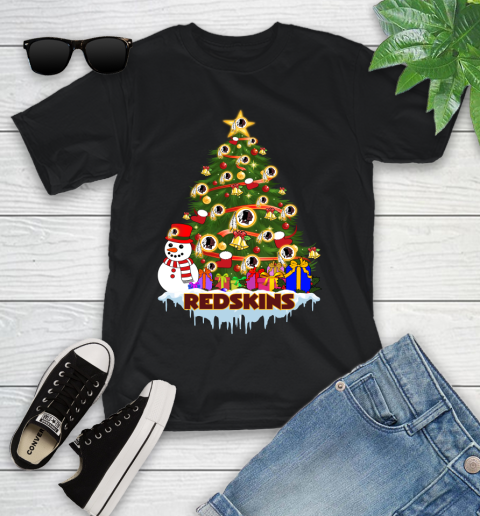 Washington Redskins Merry Christmas NFL Football Sports Youth T-Shirt 2