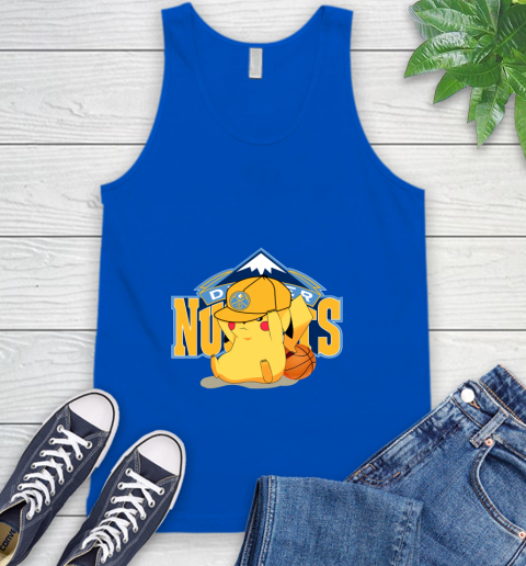 NBA Pikachu Basketball Sports Denver Nuggets Tank Top 5