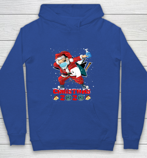 San Jose Sharks Funny Santa Claus Dabbing Christmas 2020 NHL Youth Hoodie 6