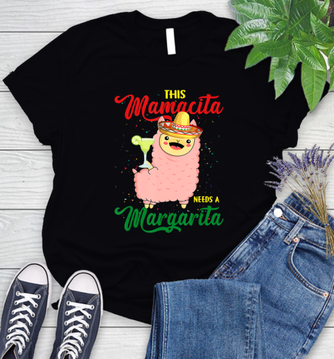Nurse Shirt This Mamacita needs a Margarita Llama T Shirt Women's T-Shirt