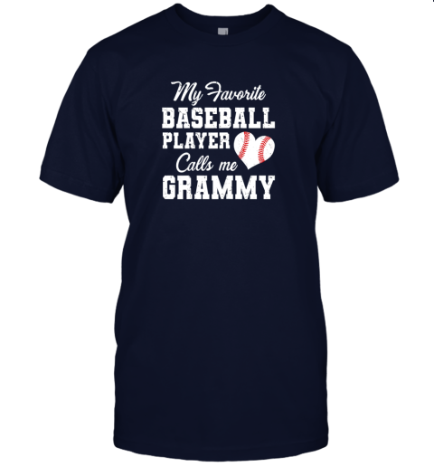 dshi my favorite baseball player calls me grammy jersey t shirt 60 front navy