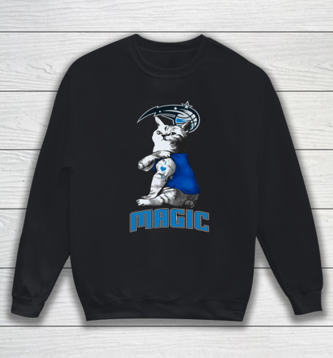 NBA Basketball My Cat Loves Orlando Magic Sweatshirt