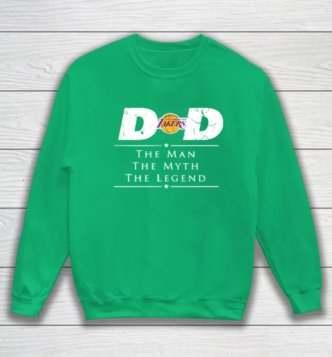 Los Angeles Lakers NBA Basketball Dad The Man The Myth The Legend Sweatshirt 5