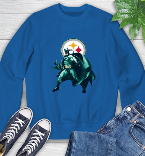 NFL Batman Football Sports Pittsburgh Steelers Sweatshirt 8