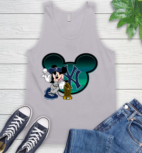 MLB New York Yankees The Commissioner's Trophy Mickey Mouse Disney Tank Top 4