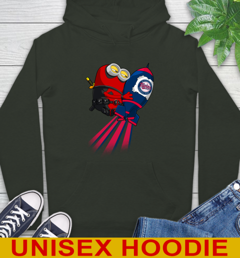 MLB Baseball Minnesota Twins Deadpool Minion Marvel Shirt Hoodie 12