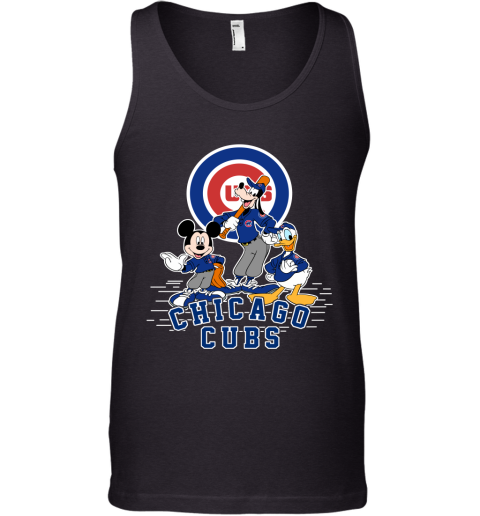 MLB Chicago Cubs Mickey Mouse Donald Duck Goofy Baseball T Shirt T Shirt