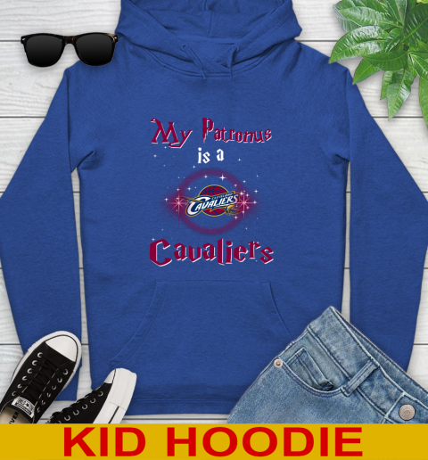 NBA Basketball Harry Potter My Patronus Is A Cleveland Cavaliers Youth Hoodie 10