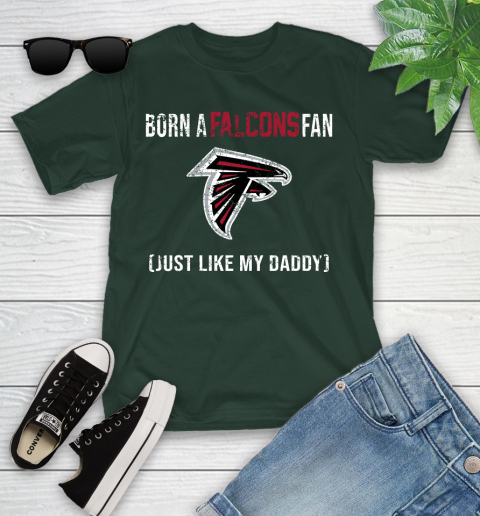 NFL Atlanta Falcons Football Loyal Fan Just Like My Daddy Shirt Youth T-Shirt 4