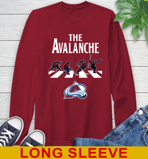 NHL Hockey Colorado Avalanche The Beatles Rock Band Shirt Long Sleeve T-Shirt 9