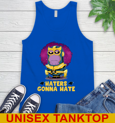 NFL Football Carolina Panthers Haters Gonna Hate Thanos Minion Marvel Shirt Tank Top 5