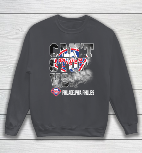 MLB Philadelphia Phillies Baseball Can't Stop Vs Phillies Sweatshirt 4