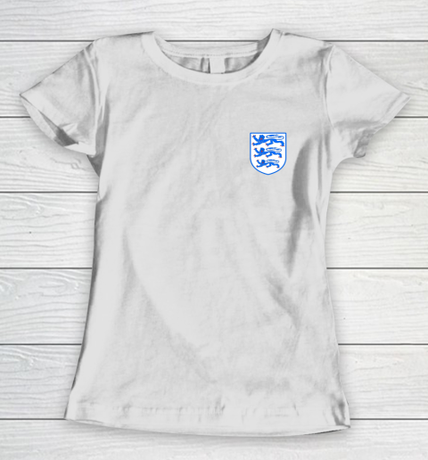 Three Lions On A Shirt European Football England Euro Women's T-Shirt