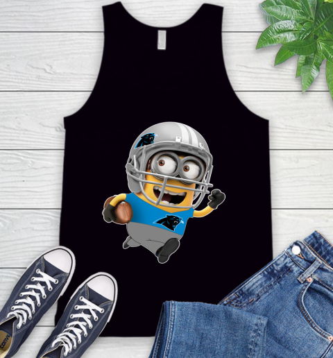 NFL Carolina Panthers Minions Disney Football Sports Tank Top 2