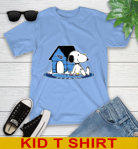 NFL Football Tennessee Titans Snoopy The Peanuts Movie Shirt Youth T-Shirt 11