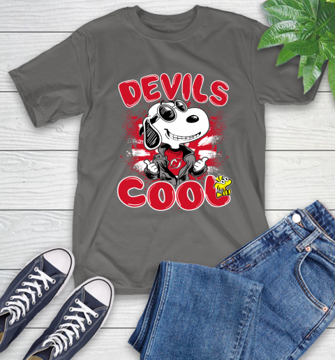 NHL Hockey New Jersey Devils Cool Snoopy Shirt T-Shirt - Image 12