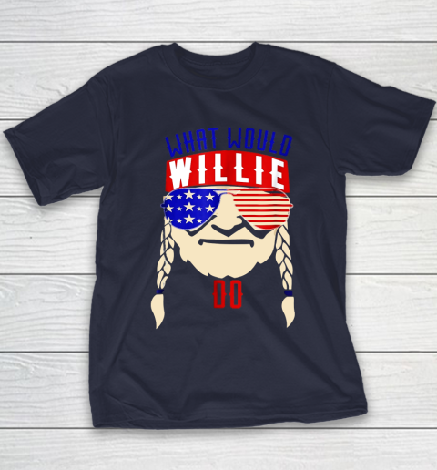 Willie Nelson shirt What would Willie do Youth T-Shirt 2
