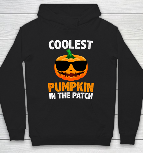 Coolest Pumpkin In The Patch Pumpkin Girls Hoodie