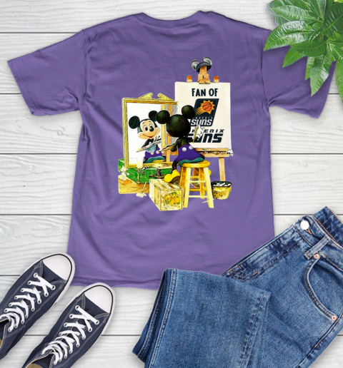 NBA Basketball Phoenix Suns Mickey Drawing Shirt 53