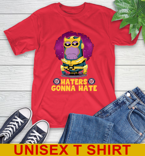 MLB Baseball Washington Nationals Haters Gonna Hate Thanos Minion Marvel Shirt T-Shirt - Image 11