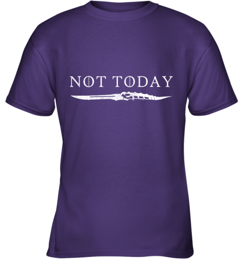 ocur not today death valyrian dagger game of thrones shirts youth t shirt 26 front purple